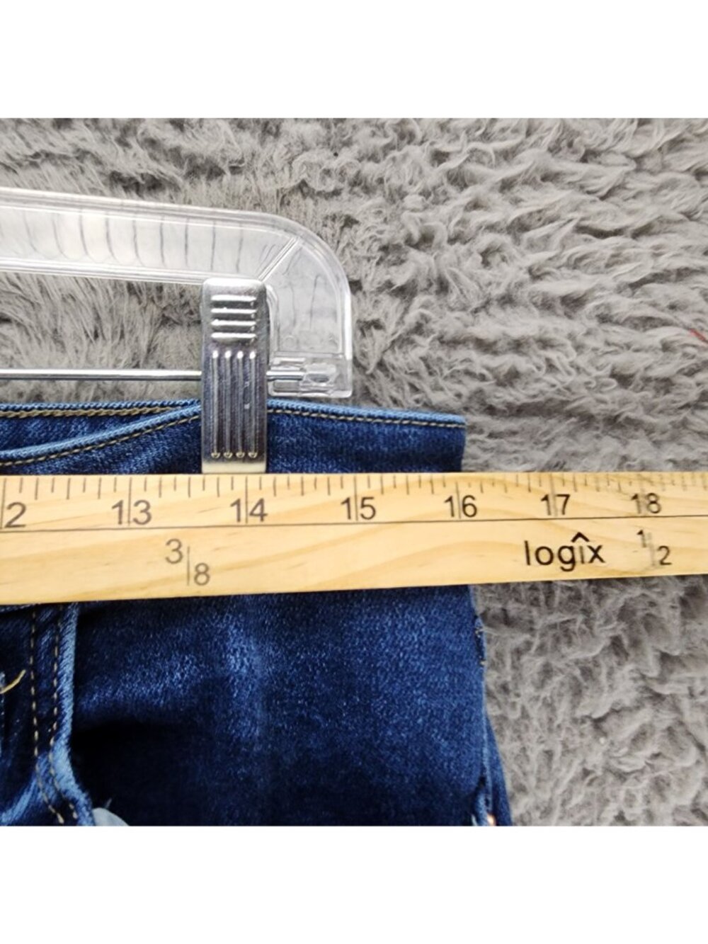 Letter To Juliet Jeans Womens 31 Bambino Blue Stretch Denim Bootcut *Read* - Picture 6 of 15